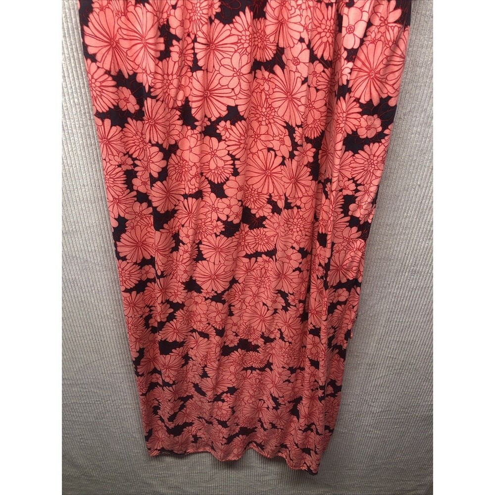 Isabel Ingrid Isabelle Dress M Pink Red Blue Floral Spaghetti Strap Tie Back - Picture 2 of 16